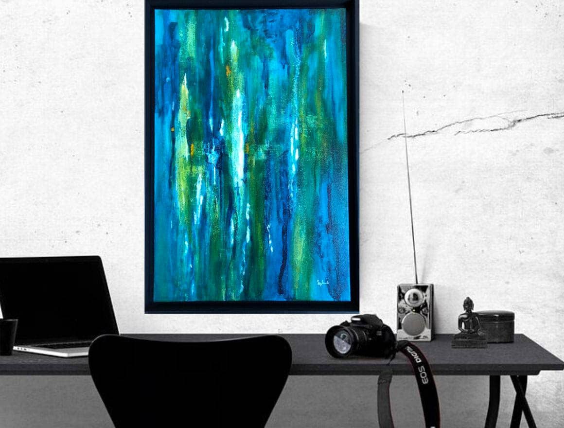 toile amazone mysterieux dans un bureau