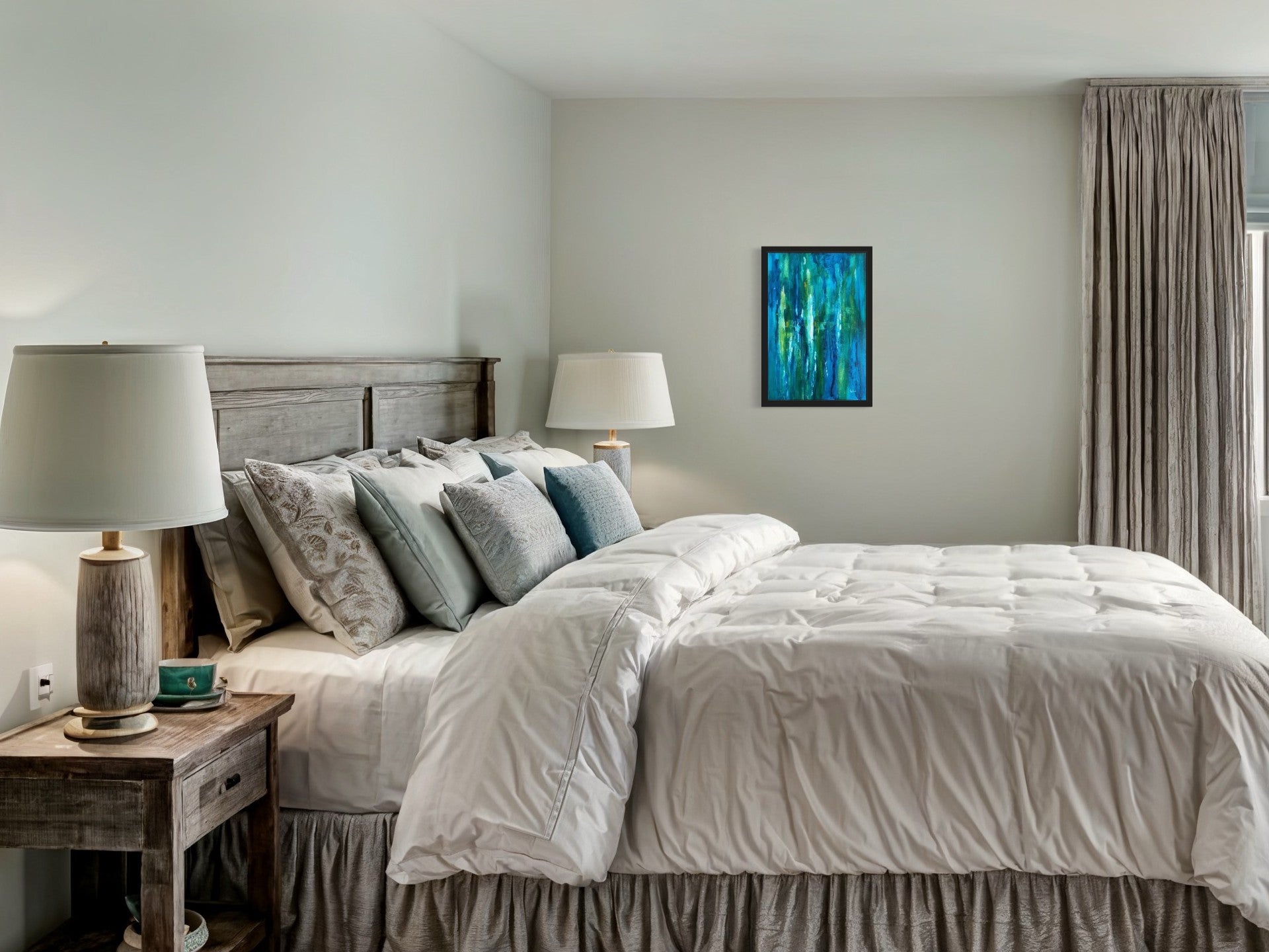 toile amazone mystérieux dans une chambre à coucher