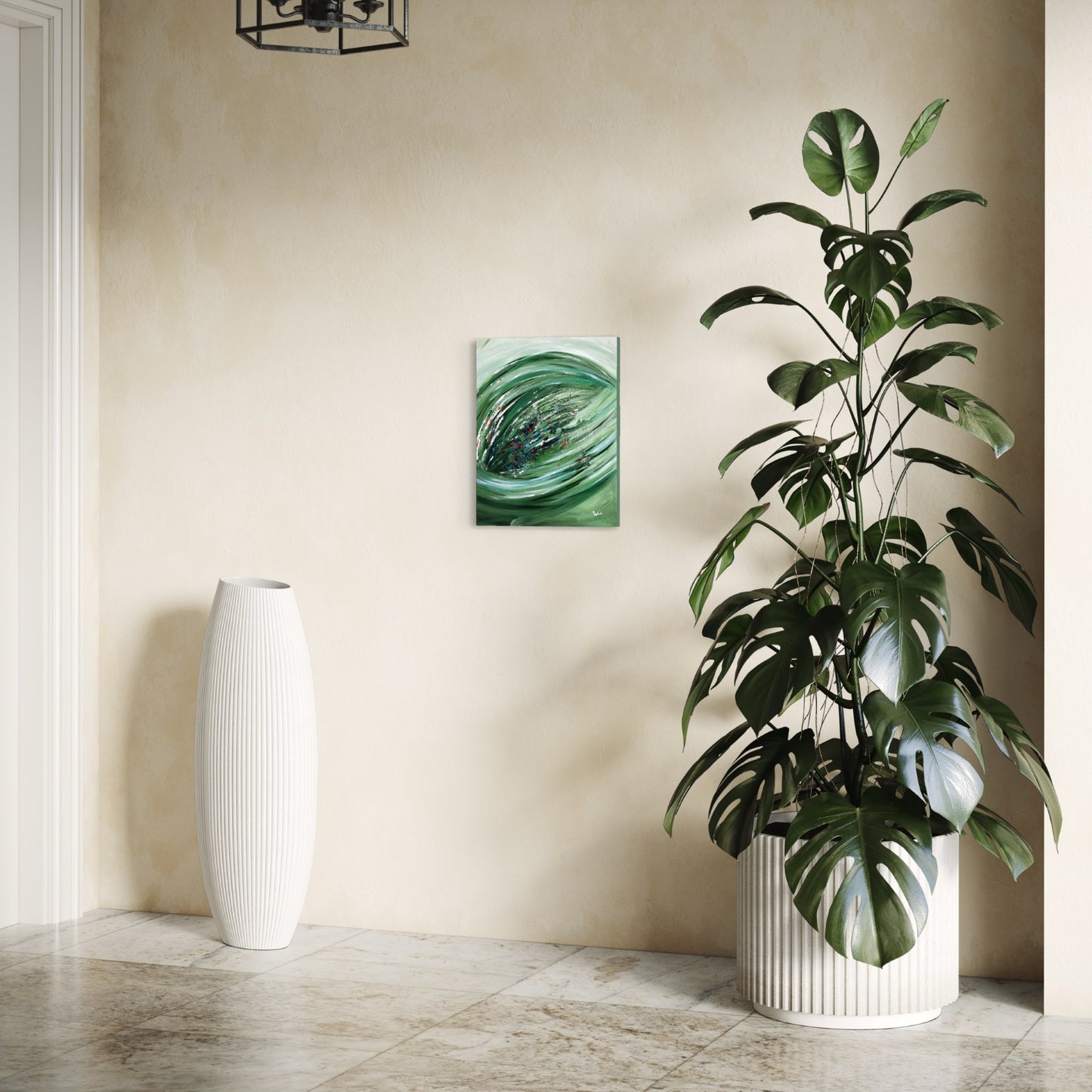 toile élan dynamique dans une entrée