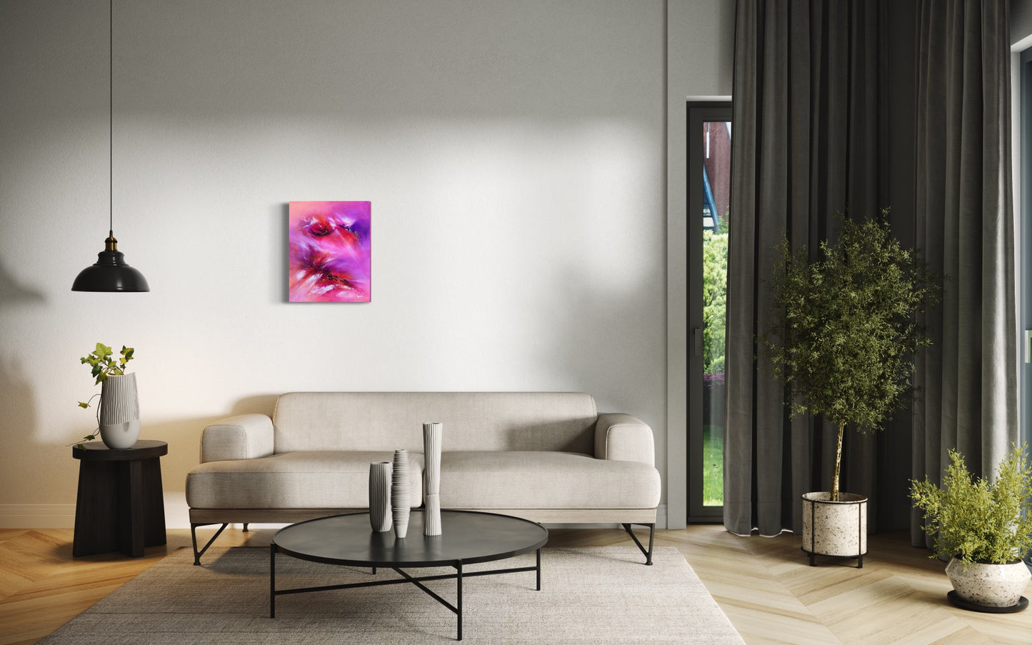 toile matinik dans un salon