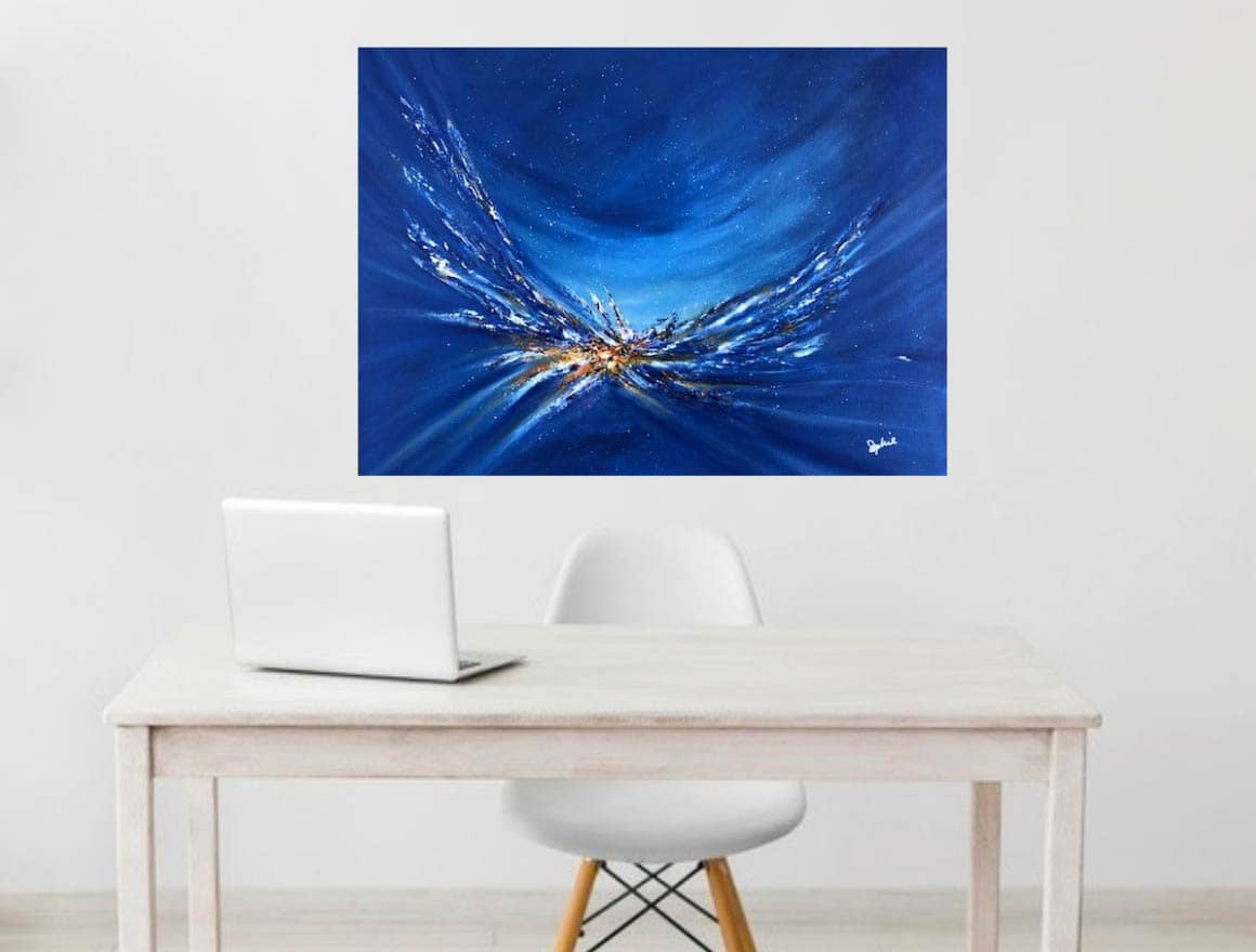 toile nuit de rêve bureau