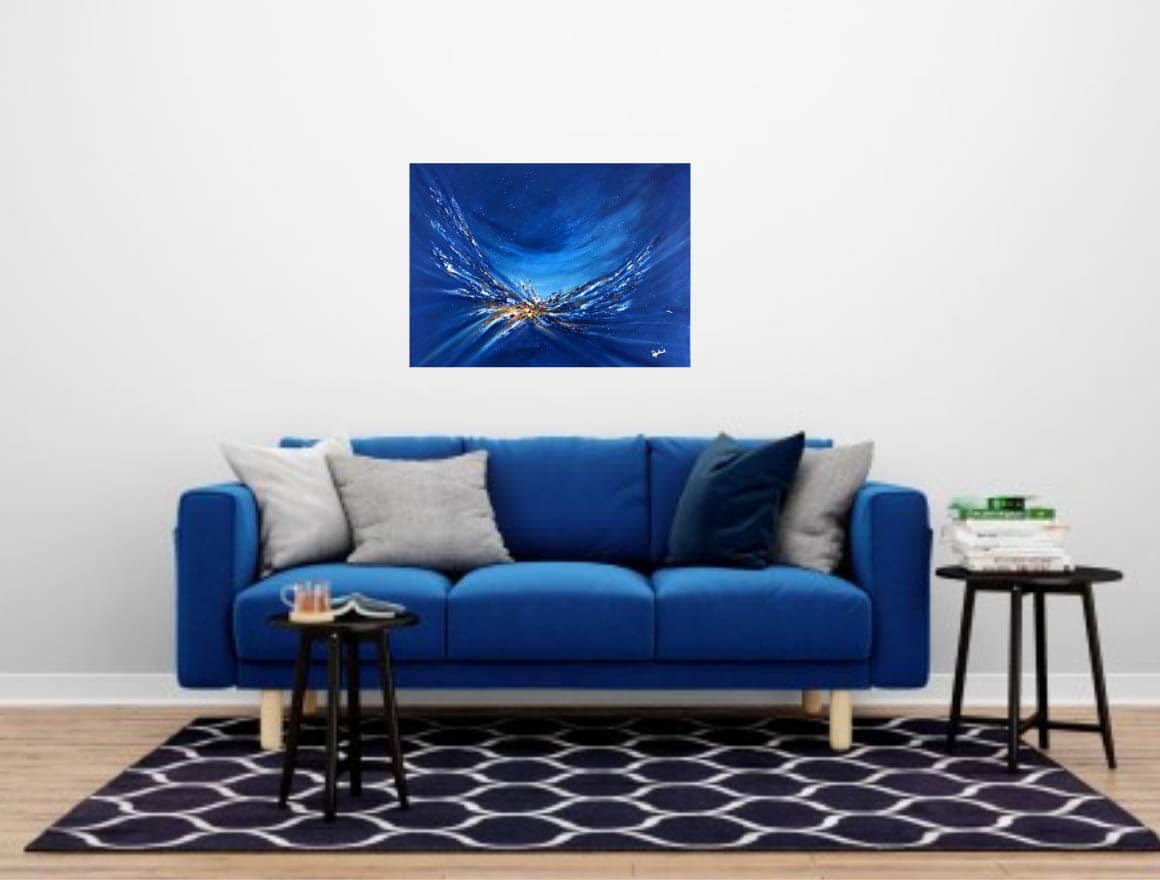 toile nuit de rêve canaper bleu