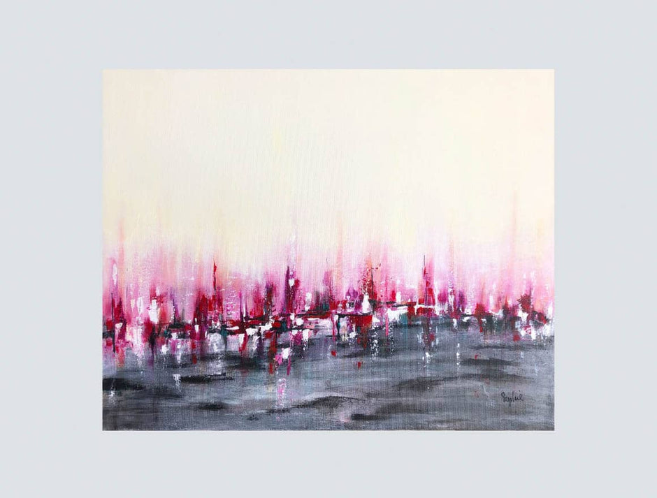 toile rubis éclatants