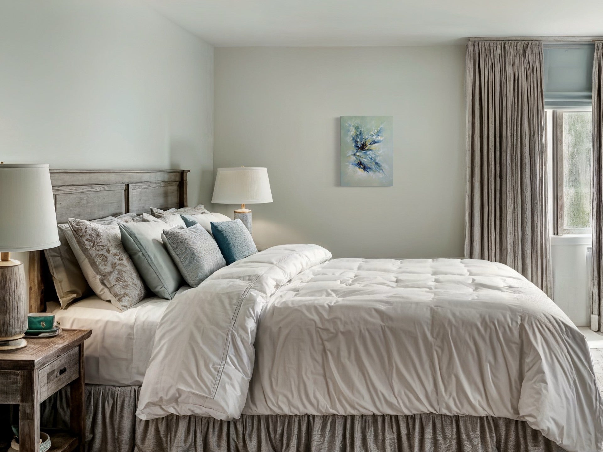 toile symbiose dans une chambre à coucher