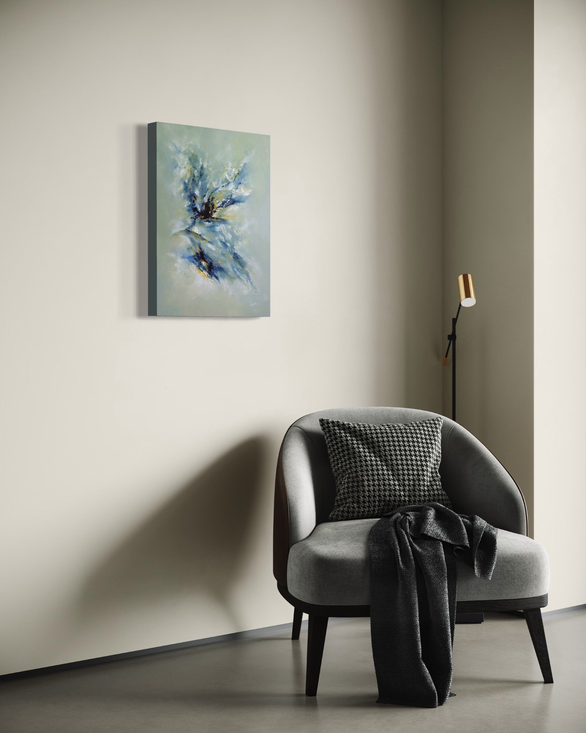 toile symbiose dans un coin lecture