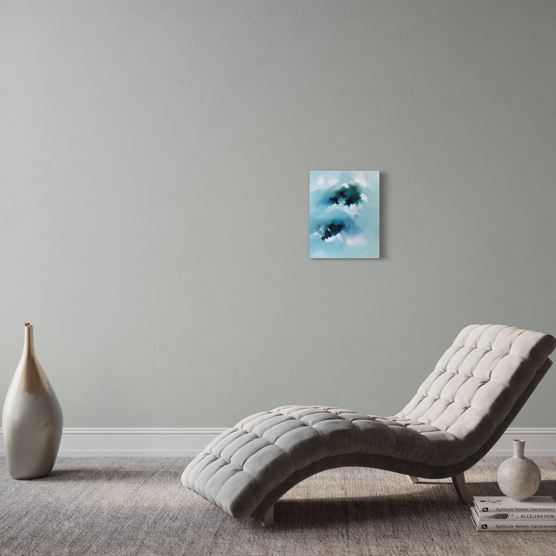 toile zénitude dans un boudoir