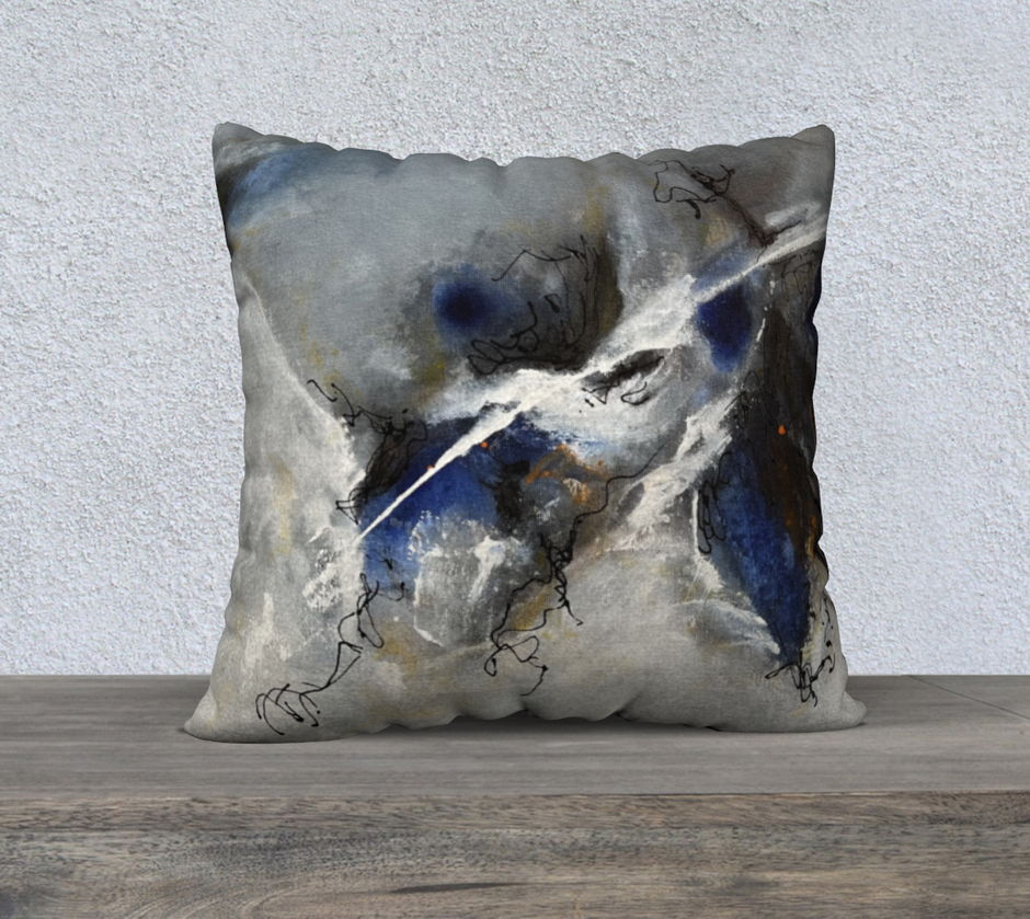 Dans la tourmente Cushion cover 22x22